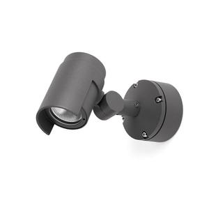 FOC-1-Applique murale ou projecteur extérieur LED orientable L21cm Gris