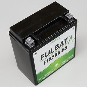 Batterie Fulbat FTX20A-BS 12V 18Ah gel Honda VTX 1800, Yamaha YFM Grizzly...