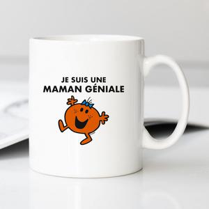 Mug Je Suis Une Maman Geniale - Blanc - Taille TU