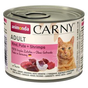 Lot Animonda Carny Adult 12 x 200 g pour chat - bœuf, dinde, crevettes