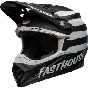 Bell Moto-9 Fasthouse Signia MIPS Casque Motocross, noir-blanc, taille S