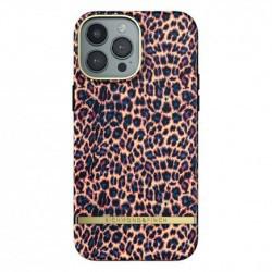Richmond & Finch - Coque Rigide Apricot Leopard - Couleur : Multicolore - Modèle : iPhone 13 Pro Max