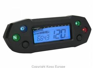 Compteur Digital Mutlifonctions KOSO DB01R Universel motocross enduro