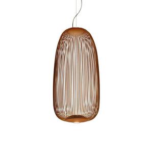 SPOKES 1-Suspension LED Fils de Fer H71cm Cuivre