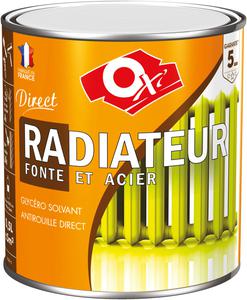 Oxi Peinture Antirouille Monocouche Radiateur Fonte Et Acier - Oxi - Blanc - 0,5 L