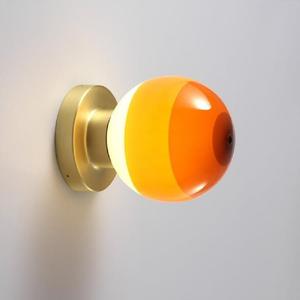 DIPPING LIGHT-Applique LED Verre/Métal Ø12,5cm Laiton