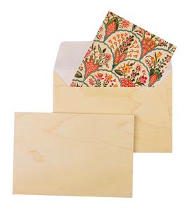 Woodhi - Enveloppe en bois de merisier - Rose