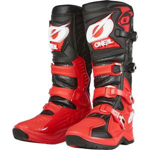 Oneal RMX Pro Bottes de motocross, noir-rouge, taille 41