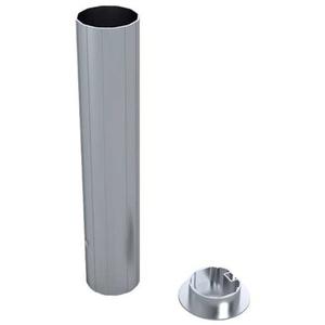 Jeu de 2 fourreaux de scellement alu D. 90 mm