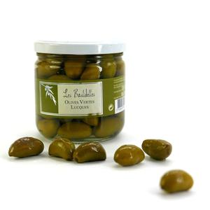 Olives de table lucques vertes – les bastidettes