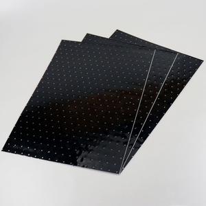 Stickers adhésifs vinyl Blackbird noirs perforés 47x33 cm (jeu de 3 planches)