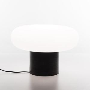 ITKA-Lampe à poser en Céramique / Verre Soufflé Ø35cm Noir