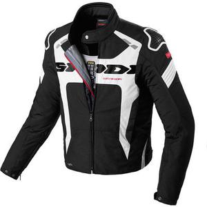 Spidi Warrior H2Out Veste textile de moto, noir-blanc, taille XL