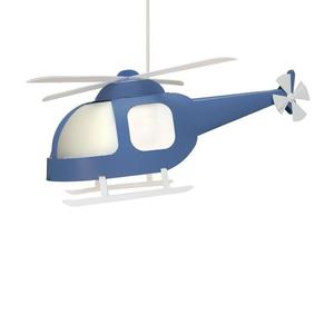 HELICOPTERE-Suspension Hélicoptère H23cm Bleu