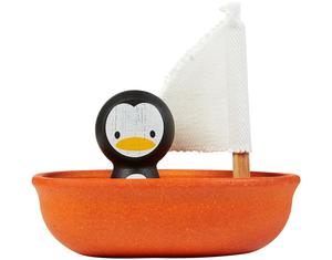 PLAN TOYS Bateau Pingouin - Dès 12 mois
