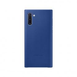 Samsung - Coque Rigide Cuir - Couleur : Bleu - Modèle : Galaxy Note 10