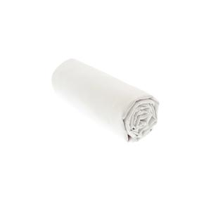 DRAP HOUSSE UNI BLANC EN JERSEY