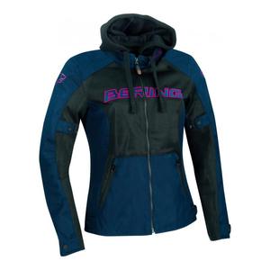 Blouson textile femme أ tأ Bering Spirit noir/bleu/fushia- T3