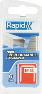 Rapid Agrafe N°53 Rapid Agraf - Hauteur 6 Mm - 1080 Agrafes