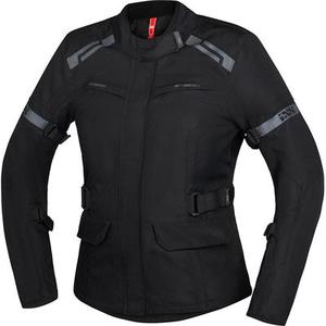 IXS Evans-ST 2.0 Veste textile de moto pour dames, noir, taille L pour Femmes