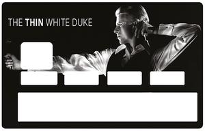 Sticker pour carte bancaire, Tribute to DAVID BOWIE, The Thin white duke