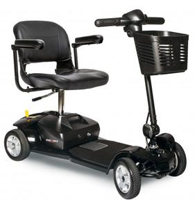 Scooter électrique compact 4 roues Minim x4 Rouge Avec (la paire) Sans Avec Housse porte canne