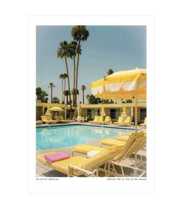 Image Republic - Affiche The Vision Awol 013 - The yellow umbrellas 30 x 40 cm - Blanc