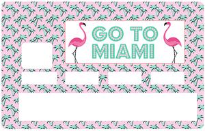Sticker pour carte bancaire, Go to Miami