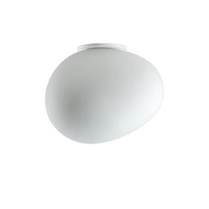 GREGG MEDIA-Plafonnier LED verre soufflé L31cm Blanc