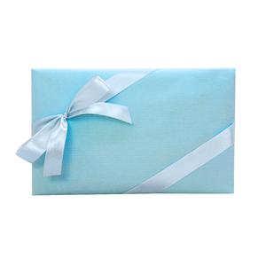 Emballage cadeau bleu