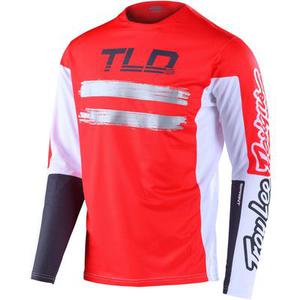 Troy Lee Designs Sprint Marker Maillot vélo, blanc-rouge, taille M