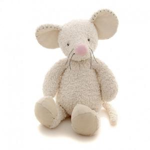 Charlie Bears Doudou Souris Marley Large (45 cm) - Doudou Coton Bio