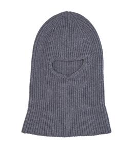 Le Bonnet Amsterdam - Taille unique - Cagoule en cachemire et laine mérinos Smoke - Gris