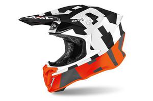 Casque cross Airoh 2020 Twist 2.0 Frame - Orange Mat - 61/62 - XL