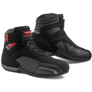 Stylmartin Vector Chaussures de moto, noir-rouge, taille 43