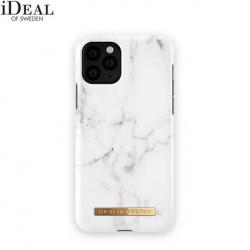 iDeal Of Sweden - Coque Rigide Fashion White Marble - Couleur : Blanc - Modèle : iPhone 11 Pro Max
