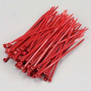 Colliers plastique (colson) 2.5x100 mm Artein rouges (100 pièces)