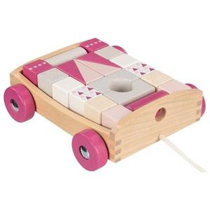 Chariot à tirer en bois Cubes & Formes Construction Lifestyle
