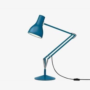TYPE 75-Lampe de bureau articulée H50-80cm Bleu