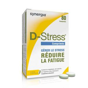 D-stress – 80 Comprimés – Réduit La Fatigue