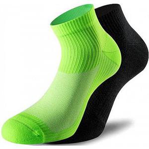Lenz 3.0 Running Chaussettes, noir-vert, taille 35 36 37 38