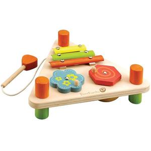 Jouet set Musical Triangle 2 faces EverEarth - Jouets bois