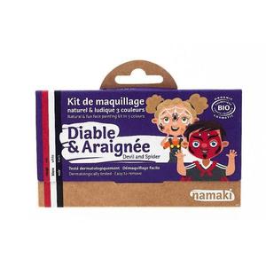 Mini coffret Maquillage Namaki 3 couleurs Diable & Araignée - M