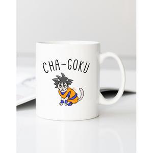 Mug Chat Goku - Blanc - Taille TU