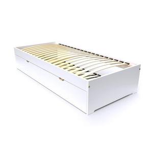 Lit gigogne 80x200 Malo pin massif 80x200 Blanc