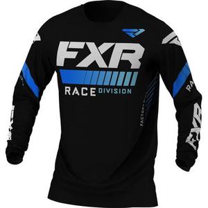 FXR Revo MX Gear Maillot motocross, noir-bleu, taille XL