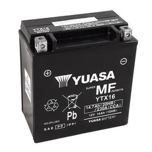 YUASA Batterie YUASA W/C sans entretien activée usine - YTX16 FA