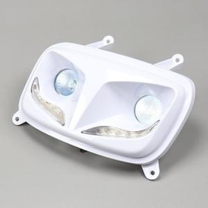 Phare double optique blanc avec leds MBK Booster, Yamaha Bw's (depuis 2004) TNT Original