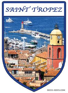 Sticker, Blason de SAINT TROPEZ