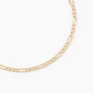 Collier Or Jaune Cameo Maille Alternée 1/3